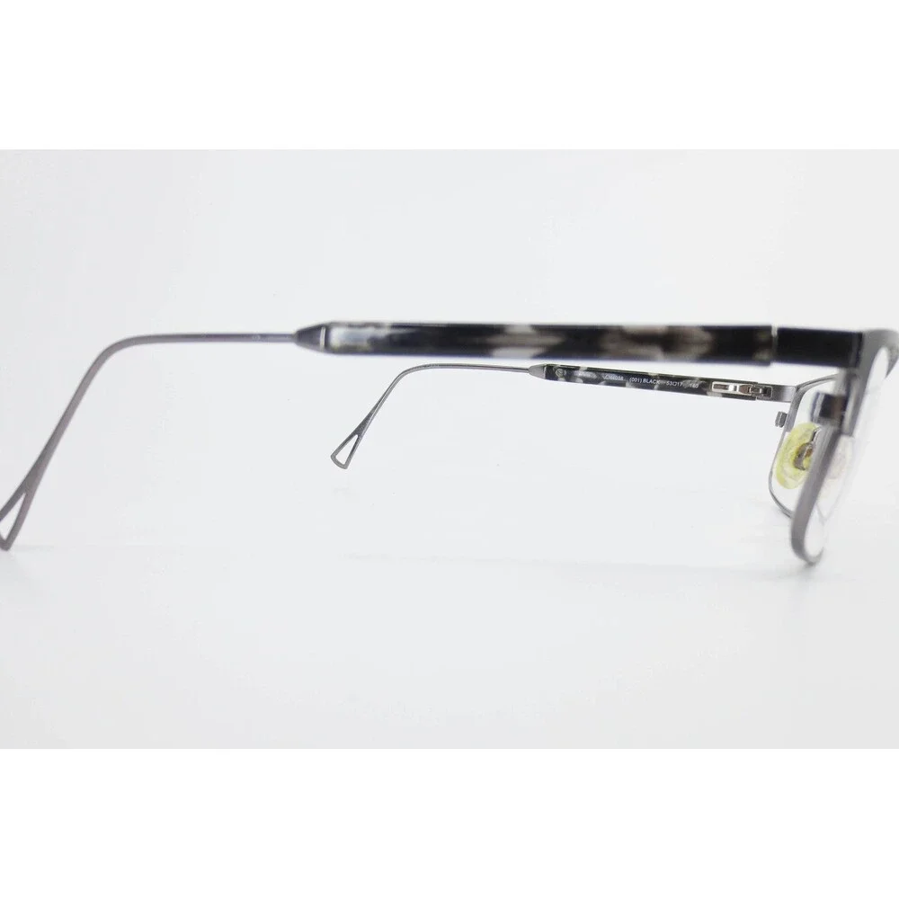 Cole Haan Zerogrand CH4038 001 Black Marble Rectangular Eyeglasses 53-17-140